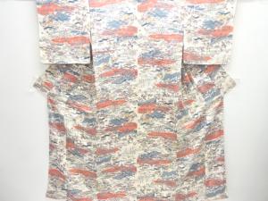 茶屋辻模様小紋着物